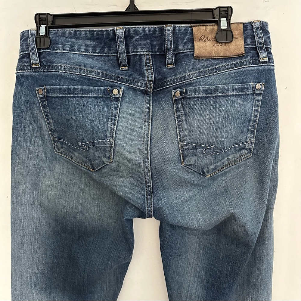 Men's Robert Graham Slim Jim Medium Wash Relaxed Fit Jeans